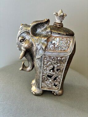 Boîte à Bijoux Éléphant Vintage & Porte-Bague / Jewelry box